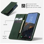 product_image_name-Generic-Samsung Galaxy Note 20 Ultra Retro Flip Wallet Suede Leather Cover Case, All-Round Protective Phone Case with Card Holder and Foldable Stand, Green-3
