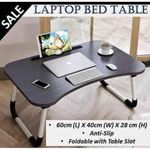 Foldable Portable Laptop Study Table/Stand - black