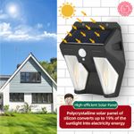 product_image_name-Generic-Outdoor Solar Wall Light - 3 Modes Motion Sensor Dual Bulb-1
