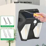 product_image_name-Generic-Outdoor Solar Wall Light - 3 Modes Motion Sensor Dual Bulb-6