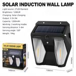 product_image_name-Generic-Outdoor Solar Wall Light - 3 Modes Motion Sensor Dual Bulb-8