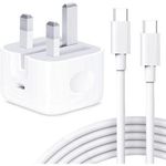 Apple  iPhone Charger, 35W USB C Charger with Type-C to C Fast Charing/Data Cable (1m)