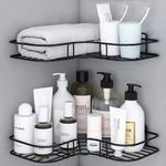 Black triangler corner shelf