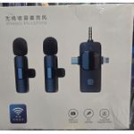 product_image_name-Generic-K15 Content Creator Mic – 3-in-1 Wireless Lavalier for Phone & Camera-5