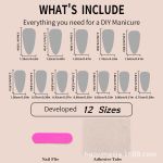 product_image_name-Generic-Pure Handmade Nail Tips Wave Wearable Fake Press On Nails-4