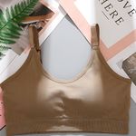 product_image_name-Generic-Women’s Seamless Padded Sports Bra – Adjustable Straps, Wire-Free Comfort for Yoga, Gym, and Everyday Wear – Black-5