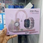 product_image_name-Generic-A58 Plus Ladies Bluetooth Calling Smart Watch with Jewelry Accessories-4