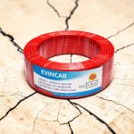 Evin 1.5mm Red Single Core Solid UV Resistant Heat Safe Durable Electrical Wiring Cable 