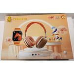 product_image_name-Smartwatch-Crown C9 Ultra Smart watch with P9 Headphone for Men and Women, wireless charging with FitnesscTracker, Blutooth Call, Sport Mode, Activity Trackers Compatible with iPhone and Android Phones, Crown C9 Smart Watch Suit with Headphones and 4 straps-1