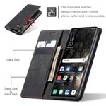 product_image_name-Generic-Infinix Note 30 Pro Phone Case, Wallet-Style Black Retro Leather Flip Cover with All-Round Protection-2
