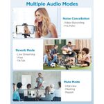 product_image_name-Generic-Wireless Dual Mic System 3 in 1 Double Microphone for Streaming and Recording-7