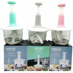 Manual Food Chopper, Hand Pat Food Processor, Portable Mincer & Mixer