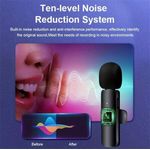 product_image_name-Generic-TECHMASTERS K9 2.4GHz Wireless Lavalier Microphone for Live Vlog Video Recording Interviews-6