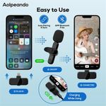 product_image_name-Generic-TECHMASTERS K9 2.4GHz Wireless Lavalier Microphone for Live Vlog Video Recording Interviews-8