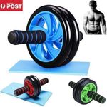AB Wheel Wheel Workout Arm And Waist Fitness Exerciser Wheel(Free Knee Mat)