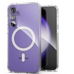 Samsung Galaxy S23 FE Phone Case, Crystal Clear MagSafe Compatible Protective Cover Case