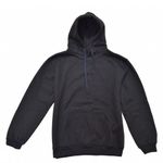 product_image_name-Kings Collection-Plain Hoodie - Black-1