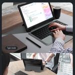 product_image_name-Nilkin-Bumper Combo Samsung Galaxy Tab S9/S9 5G 11-inch Keyboard Case,Detachable Keyboard with Kickstand,Camera Cover,Magic Trackpad,S Pen Holder,7 Colors Backlit-4