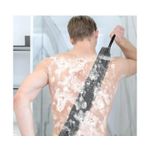 product_image_name-Generic-EXFOLIATING BACK SCRUBBER WASH CLOTH STRETCHABLE STRAP NYLON BATH TOWEL -3