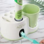 product_image_name-Generic-Toothbrush Holder with Toothpaste Dispenser – BPA Free-2
