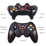 product_image_name-Generic-1pc/2pcs High Quality V8 Wireless Bluetooth Gaming Controller Gamepad With Smartphone Holder -For Android,IOS,PC,PS3 - Black-2