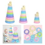 product_image_name-Generic-Kids Colorful Tower Stacking Rings Educational Toy-4