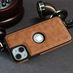 product_image_name-Generic-Brown Full Hard Case Classic Soft PU Leather Cover Case For IPhone 15 Plus-3