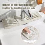 product_image_name-Generic-2 In 1 Faucet Silicon Splash Guard Protector Drip Catcher Soap Dish-7