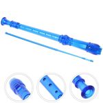 product_image_name-Generic- 1 PC MINI CLARINET TRANSPARENT PLASTIC FLUTE FOR BEGINNERS PRACTICE TRAINING EDUCATIONAL MUSIC INSTRUMENT _blue-2
