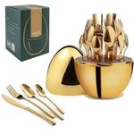 product_image_name-Generic-36-Piece Executive Egg-Shaped Cutlery Set Golden-1