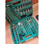 216pcs Chrome Socket Wrenches Mechanical Toolset
