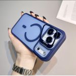 product_image_name-Generic-Blue Magnetic Case For iPhone 17 Pro, Camera Bracket, Camera Protectors, Translucent Acrylic + TPU MagSafe Compatible Cover-1