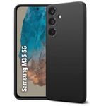 product_image_name-Generic-Soft Silicone Back Cover for Samsung Galaxy M35 – Black-3