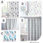 product_image_name-Generic-80×200cm Waterproof PEVA Bathroom Shower Curtain With Hooks-6