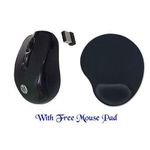 HP Wireless Optical Mouse +Free Mouse Pad.
