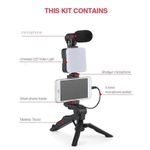 product_image_name-Generic-AY-49 Portable Creator Kit For IPhone, Android With LED Light, Mic, And Tripod Stand-2