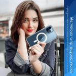 product_image_name-Generic-Clear Transparent Magnetic Hard Back, MagSafe Compatible Case Cover for Apple iPhone 13 Pro Max-3