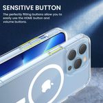 product_image_name-Generic-Clear Transparent Magnetic Hard Back, MagSafe Compatible Case Cover for Apple iPhone 13 Pro Max-5