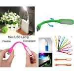 product_image_name-Generic-USB Mini LED Flexible Portable Lamp For Laptop/Notebook/PC - White-2