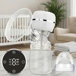 product_image_name-Generic-Electric Breast Pumps, Portable Dual Breastfeeding Milk Pumps Pain-Free Strong Suction Power for Millk Collect and Breast Massage, 3 Modes 9 Levels-4