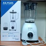 AILYONS Blender 2 In 1 With Grinder Machine -WHITE,