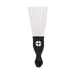 Afro Hair Pick-afro Pick Comb-black Metal