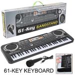 61 Keys Keyboard Kids Electronic Digital Piano + Microphone