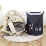product_image_name-Generic-Collapsible Waterproof Canvas Laundry Basket Toy Organizer-4