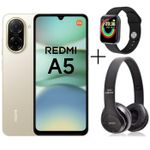 XIAOMI Redmi A5 RAM, 4GB RAM + 64GB ROM , 5200 MAh, Dual Sim - Silver + Free Gifts