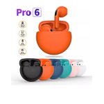 product_image_name-Generic-Pro6 Wireless Headset Bluetooth Earphones Earbuds Hi-fi Orange-6