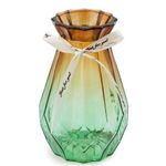 Diamond vase coloured 18cm