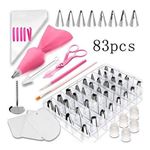 product_image_name-Generic-83 Pcs/set Cake Decorating Icing, Piping Bag, Nozzles-1