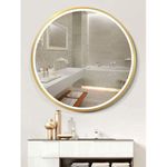 Huge 60*60cms UNBREAKABLE round decor mirrors with fine finishing 