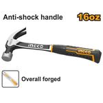 product_image_name-Ingco-HCH8816 Claw hammer Weight:16oz/450g-2